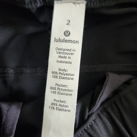 Lululemon On The Fly Pant Woven Black Size 2 - Picture 4 of 8
